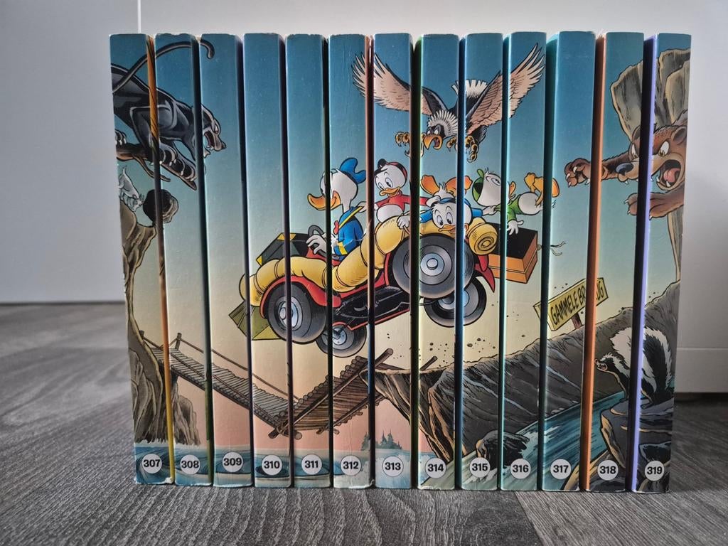 5 complete series Donald duck pockets, vraagprijs vanaf, Boeken, Stripboeken, Gelezen, Complete serie of reeks, Ophalen of Verzenden