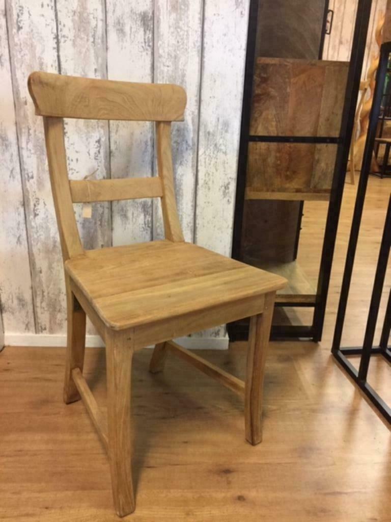 Stoel Teakhout, tijdloos model, + aanwezig in kindermaat !, Ophalen of Verzenden, Nieuw, Stof, Eén