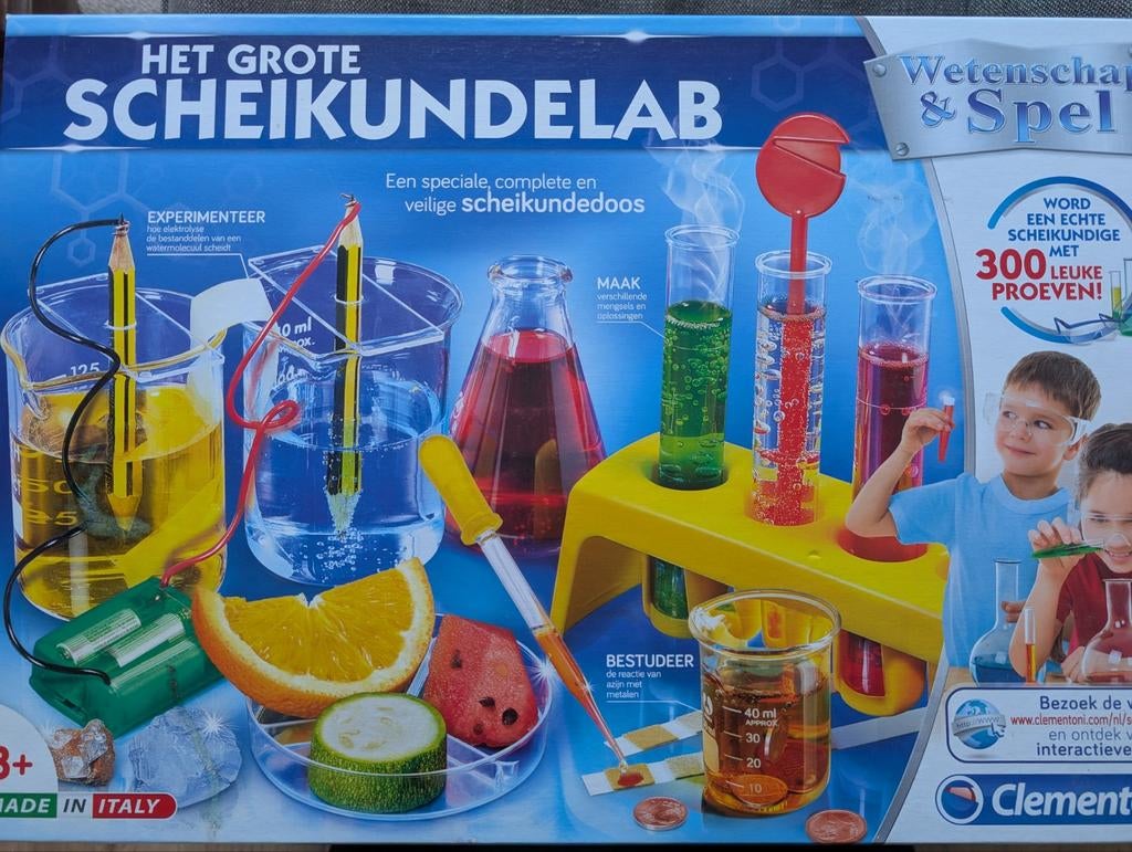 Clementoni Het Grote Scheikundelab - Nieuw & Ongebruikt, Ophalen of Verzenden, Nieuw, Elektronica
