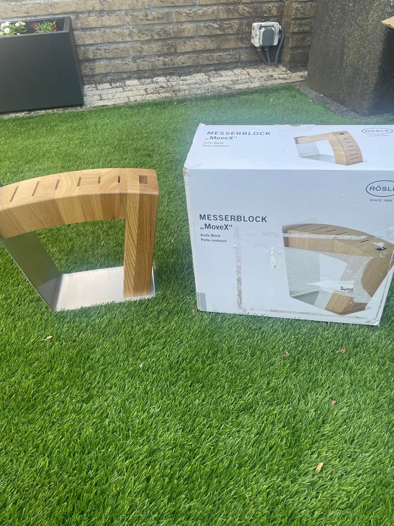 Rösle MoveX Messenblok - Nieuw in doos, Huis en Inrichting, Keuken | Keukenbenodigdheden, Overige typen, Hout, Nieuw, M