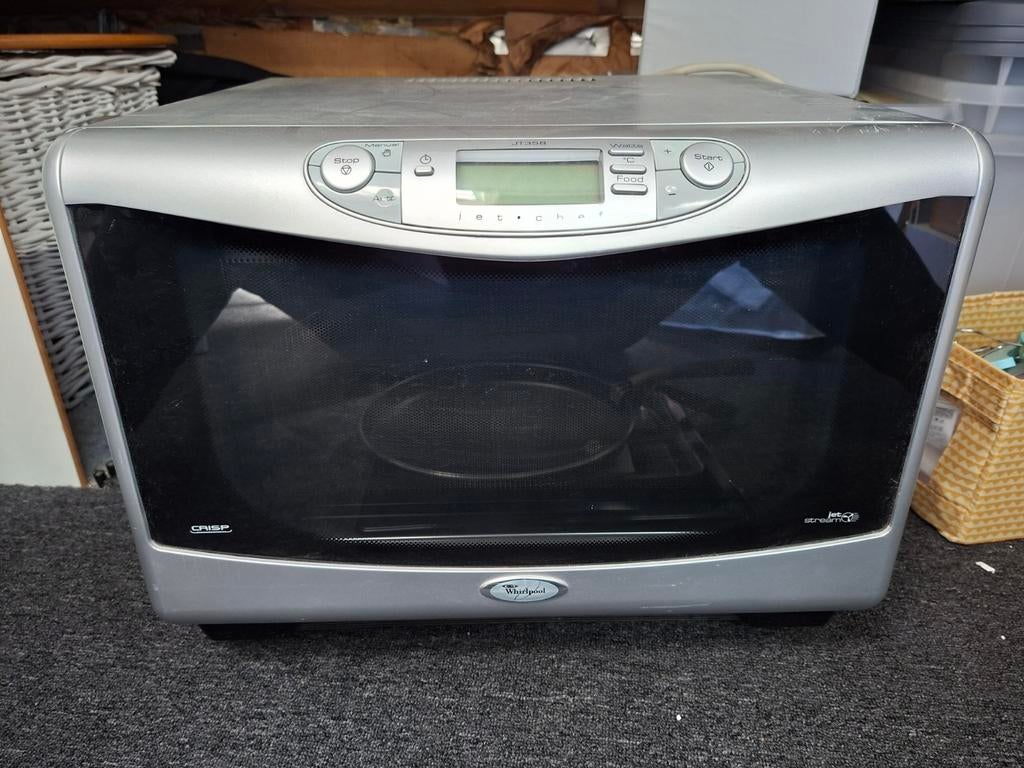 Whirlpool combi-magnetron, Witgoed en Apparatuur, Magnetrons, Ophalen, Gebruikt, Crisp