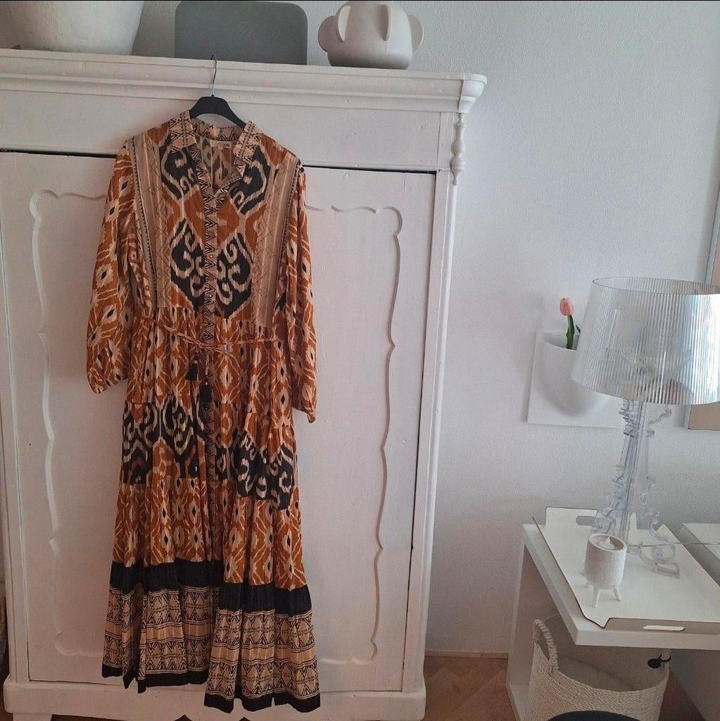 Nieuwe Ibiza Jurk - Ibzmode M/L, Kleding | Dames, Jurken, Maat 38/40 (M), Ibzmode, Bruin, Nieuw