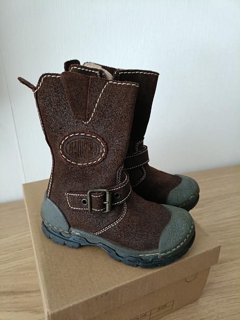 Naturino Kinderlaarzen Maat 24 - Donkerbruin Suède, Kinderen en Baby's, Kinderkleding | Schoenen en Sokken, Gebruikt, Jongen of Meisje