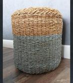 Poef of bijzettafel riet, Ophalen, Nieuw, Rond, Minder dan 50 cm