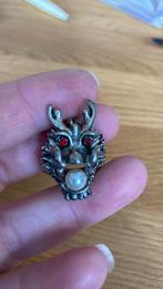 Gothic drakenring - 20, 20 of groter, Ophalen of Verzenden, Zo goed als nieuw, Dame of Heer