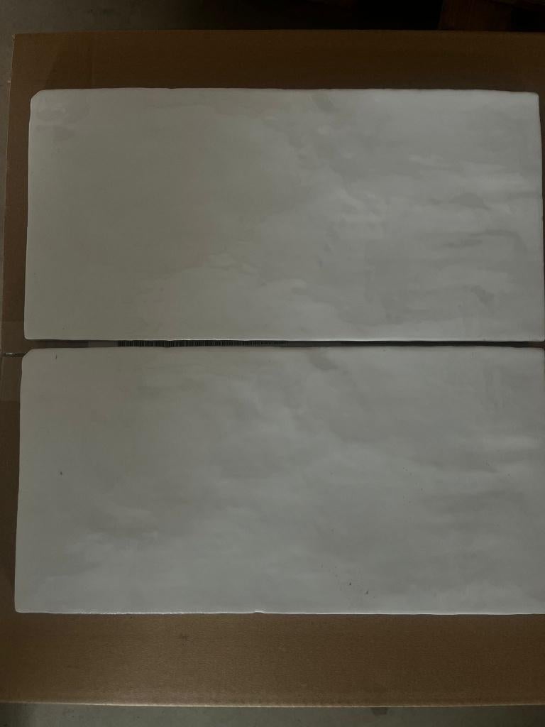 2,5 m2 tegels 15x30 cm Yorkshire Blanco / Snow White, Doe-het-zelf en Verbouw, Tegels, Ophalen, Nieuw, Minder dan 20 cm, 20 tot 40 cm