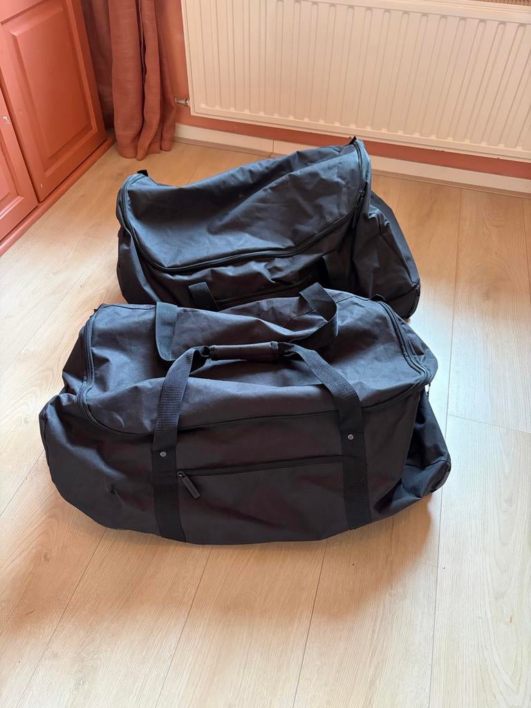 Norlander S.G. Reistas 82L met wielen, Wieltjes, 30 cm of meer, Gebruikt, Zwart