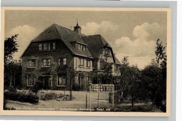 Bennekom Hotel Pension Keltenwoud, Verzamelen, Ansichtkaarten | Nederland, Ongelopen, Gelderland, 1920 tot 1940, Verzenden