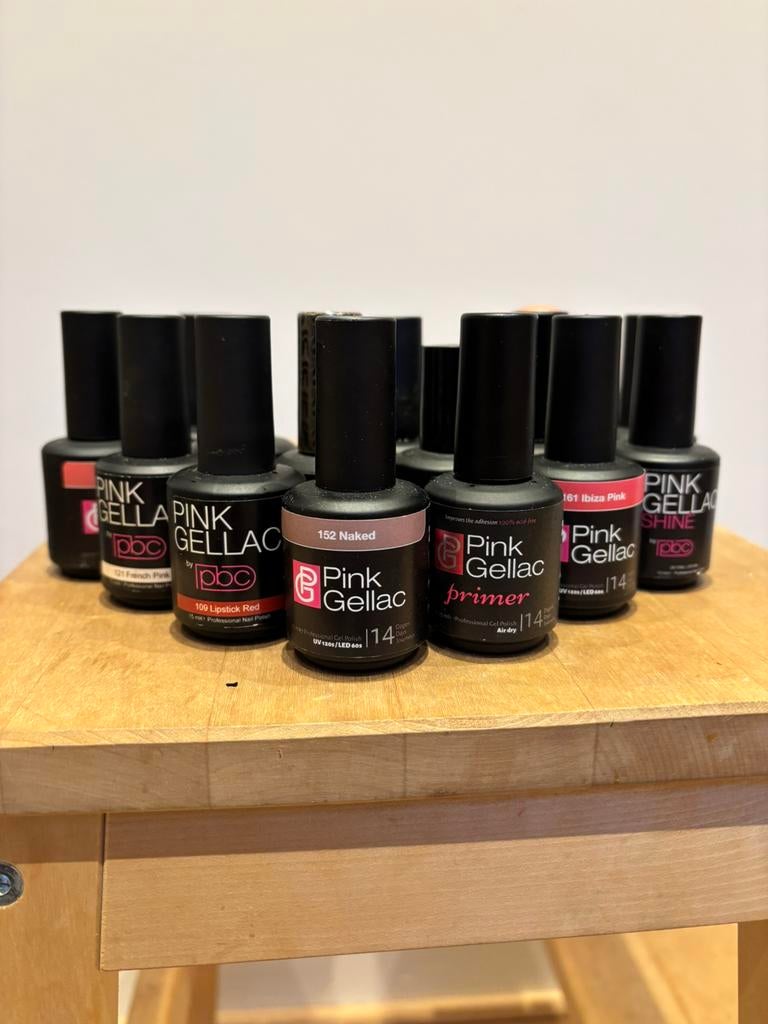 Gellak, gellac, woodsticks en vijlen, nagelproducten, Ophalen of Verzenden, Zo goed als nieuw, Overige kleuren, Handen en Nagels