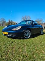 Porsche 911 3.4 Carrera 4 Cabriolet AUT 1999 Blauw, Auto's, Porsche, Automaat, Achterwielaandrijving, Zwart, Cabriolet