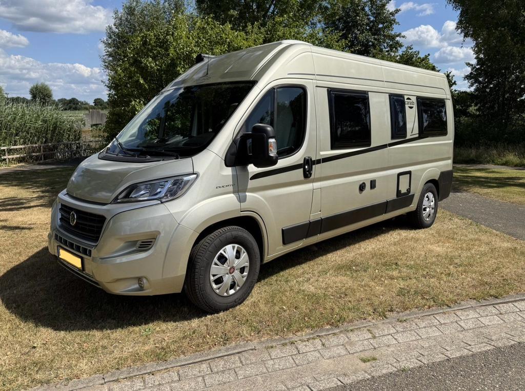 Fiat Carado Capron CV600 (Hymer) 2020, 140 pk, 3 persoons, Caravans en Kamperen, Campers, Buscamper of Camperbus, Achteruitrijcamera