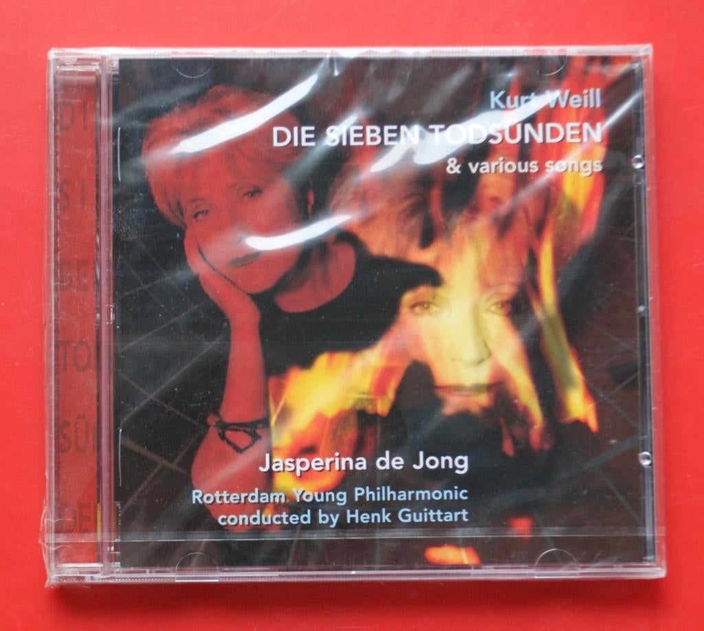 cd Jasperina de Jong Die Sieben Totsunden Kurt Weill, Ophalen of Verzenden, Classicisme, Zo goed als nieuw, Vocaal