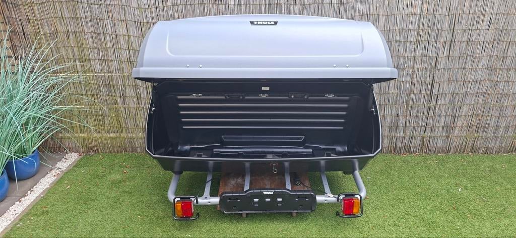Thule Backup 900 met Thule EasyBase 949, Auto diversen, Dakkoffers, Gebruikt, Ophalen