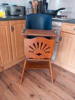 Antieke kinderstoel met leren bekleding, Ophalen of Verzenden, Gebruikt, Overige typen