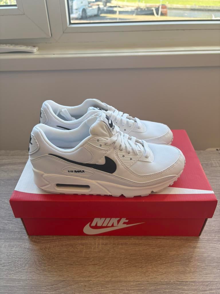 Nike Air Max 90 Next Nature White Black | EU 38.5, Wit, Nieuw, Ophalen of Verzenden, Sneakers of Gympen