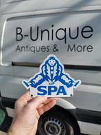 Vintage emaille reclame bordje SPA, Ophalen of Verzenden, Gebruikt, Reclamebord