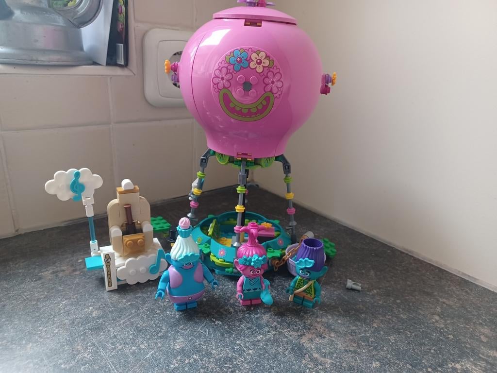 Lego trolls 41252 poppy's luchtballonavontuur, Compleet, Lego, Ophalen of Verzenden, Zo goed als nieuw