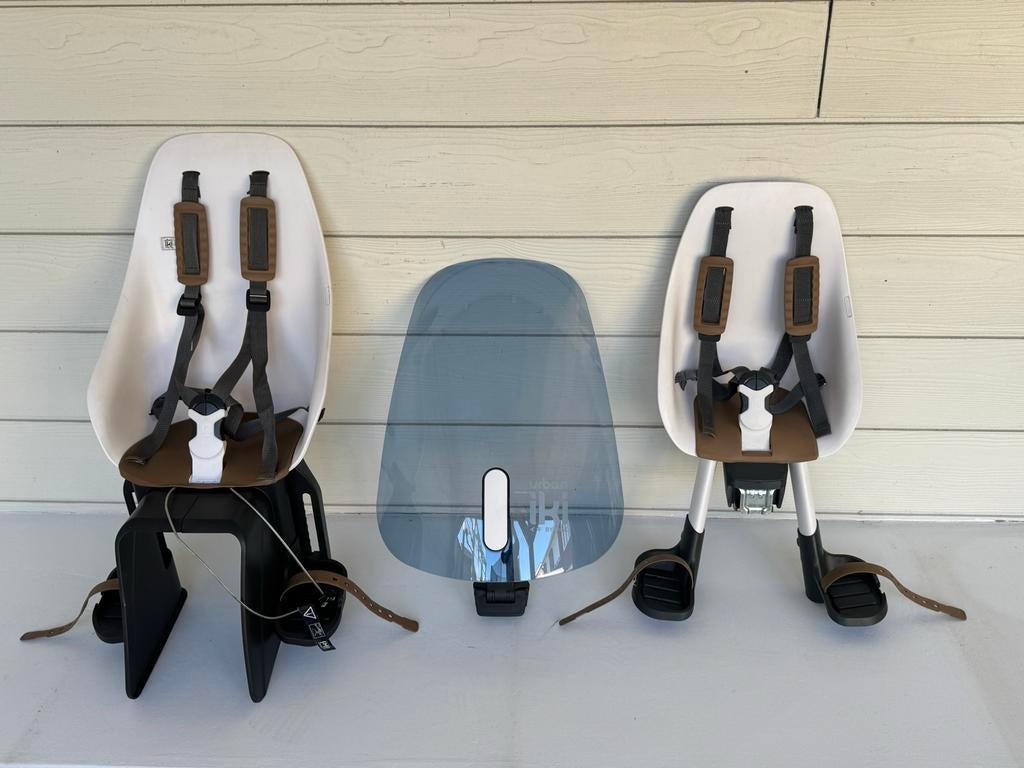 Urban Iki Voorzitje Achterzitje met Windscherm - Als Nieuw, Ophalen, Zo goed als nieuw, Achterzitje