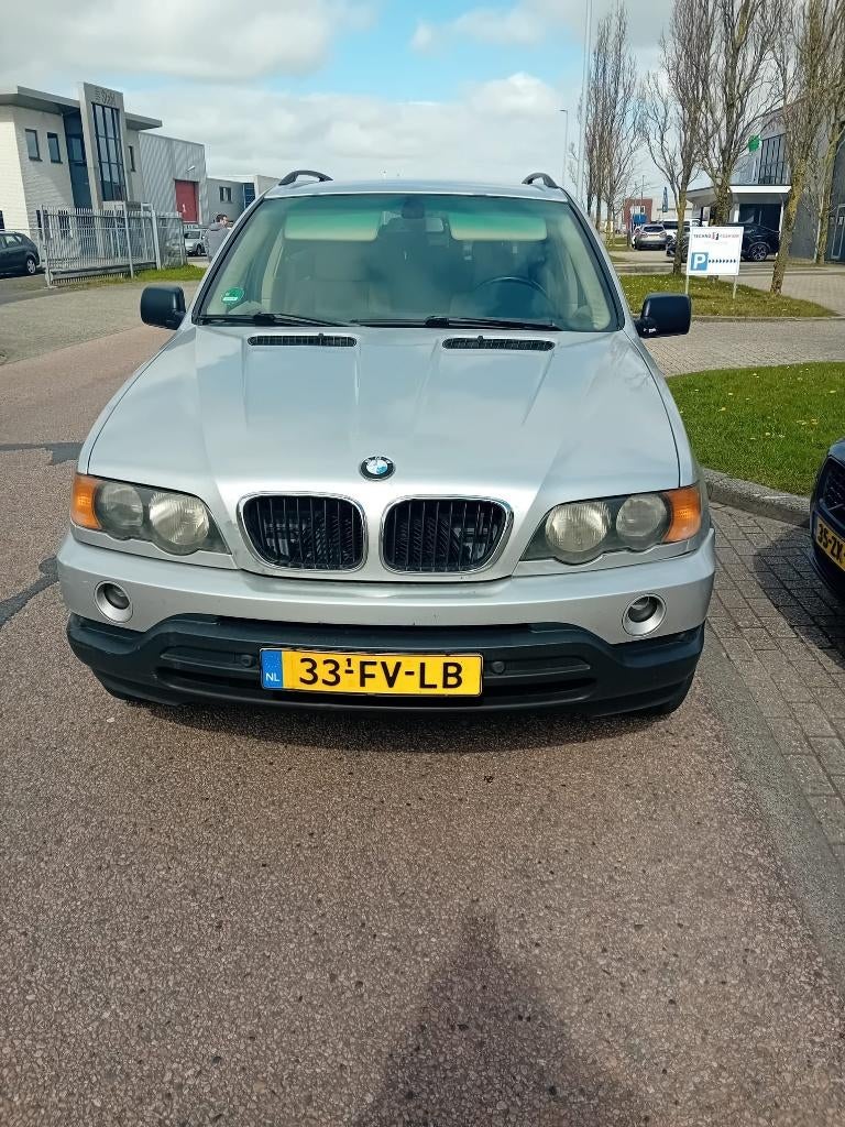 BMW X5 3.0 I AUT 2000 Grijs, Auto's, Automaat, X5, Vierwielaandrijving, Particulier