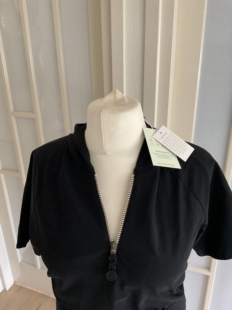 Jane lushka Jurk mt.xl nieuw travelstof, Zwart, Maat 46/48 (XL) of groter, Nieuw, Ophalen of Verzenden