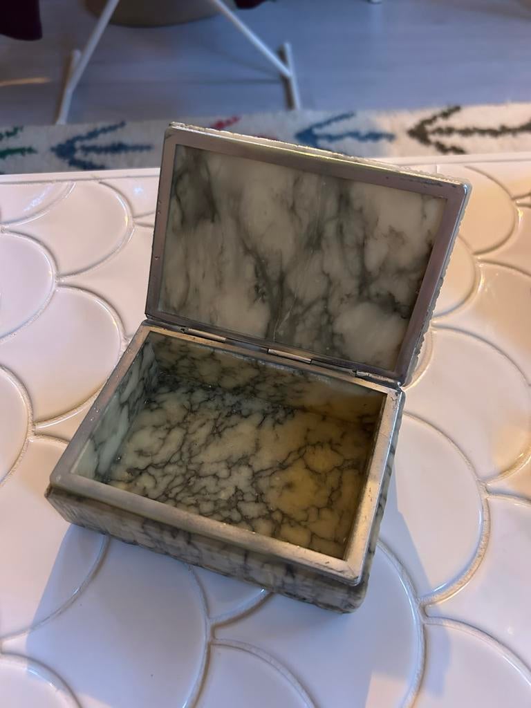 Vintage sieradendoosje, Ophalen of Verzenden, Overige materialen, Overige typen