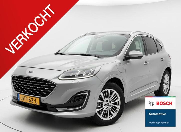 Ford Kuga 2.5 PHEV Vignale PANO - TREKHAAK, Auto's, Ford, Bedrijf, Kuga, Airbags, Bochtverlichting, Cruise Control, Dakrails, Elektrische achterklep