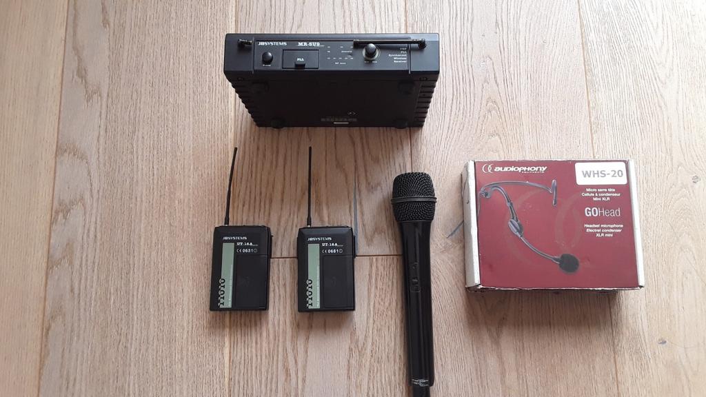 Draadloos headset en microfoon, Ophalen, Draadloos