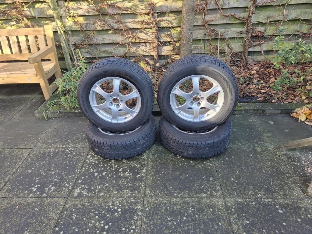 4 Velgen 225/65R17 incl TPMS ventielen voor Mazda CX5, Auto-onderdelen, Banden en Velgen, Ophalen, Banden en Velgen, 17 inch, Winterbanden