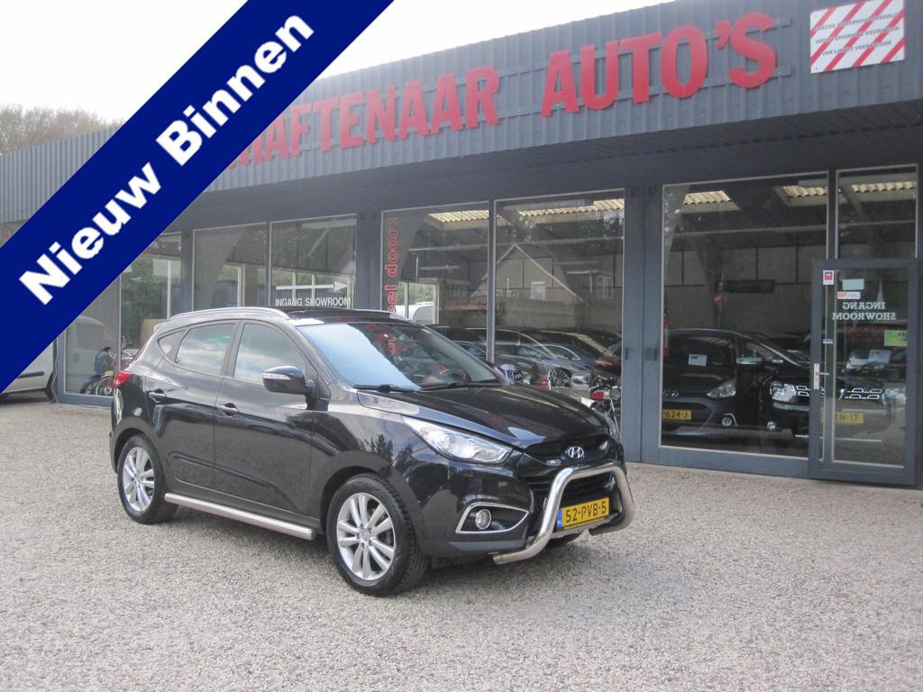 Hyundai ix35 2.0i i-Catcher zeer mooi en lux apk 06-01-2027, 4 cilinders, Met garantie (alle), Zwart, 165 pk