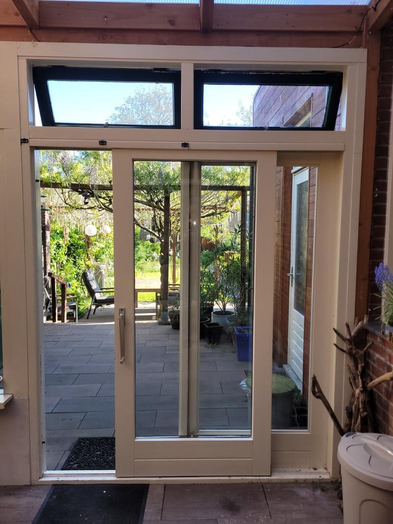 Gratis schuifpui gereserveerd, Ophalen, Gebruikt, 150 tot 225 cm, Inclusief glas