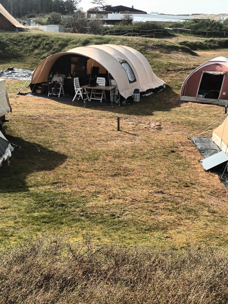 LAST MINUTE MEI VAKANTIE VLIELAND DE WAARD TENT STORTEMELK, Caravans en Kamperen, Tenten, Ophalen, Zo goed als nieuw, Tot en met 4