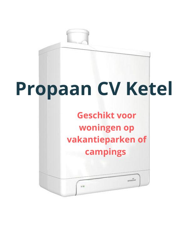 Intergas kombi kompakt hre 24/18A cw3 propaan uitvoering., Hoog rendement (Hr), Cv-ketel of Combi-ketel, Niet ingevuld, Zo goed als nieuw