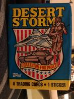 Topps desert storm 1991 8 plaatjes ongeopende verpakking en, Ophalen, Nieuw, Meerdere kaarten
