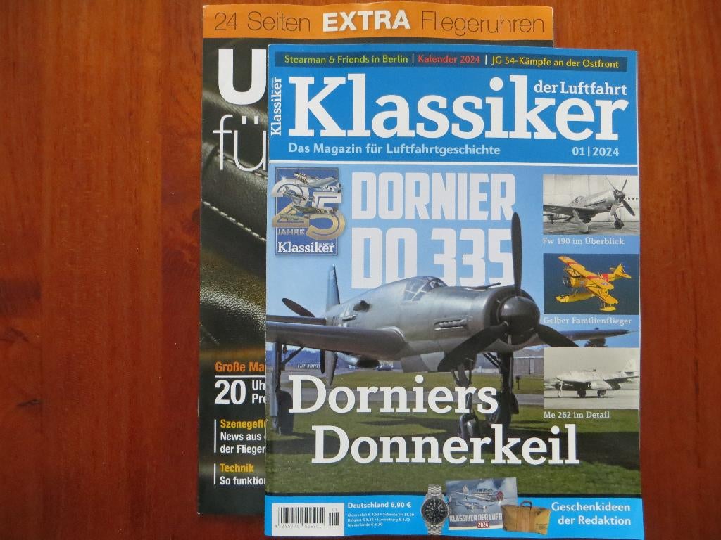 Klassiker der Luftfahrt (01 2024) Dornier DO 335, Navy N3N, Verzamelen, Luchtvaart en Vliegtuigspotten, Ophalen of Verzenden, Nieuw