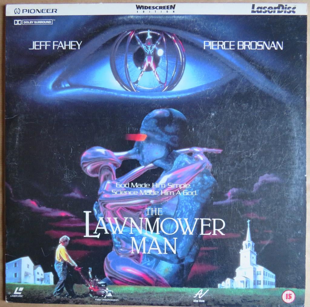 The Lawnmower man laserdisc, Vanaf 16 jaar, Ophalen of Verzenden, Gebruikt, Science Fiction