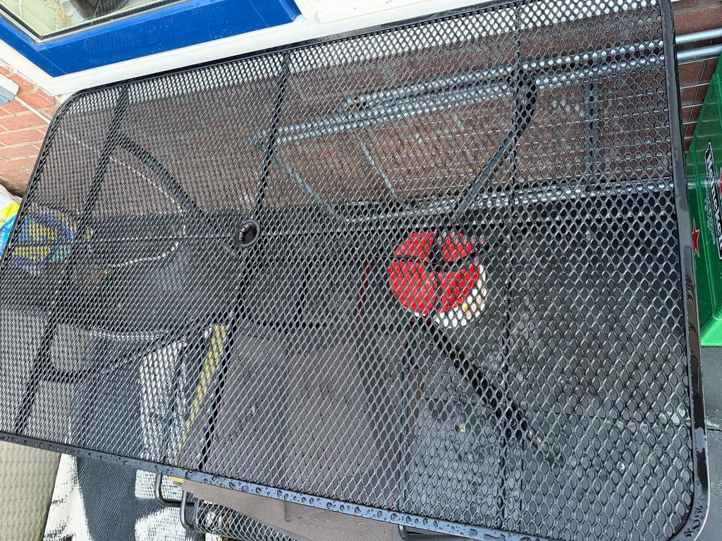 Zwarte metalen tuinset  Royal Garden met  4 stoelen en tafel, Overige materialen, Gebruikt, Eettafel, 6 zitplaatsen