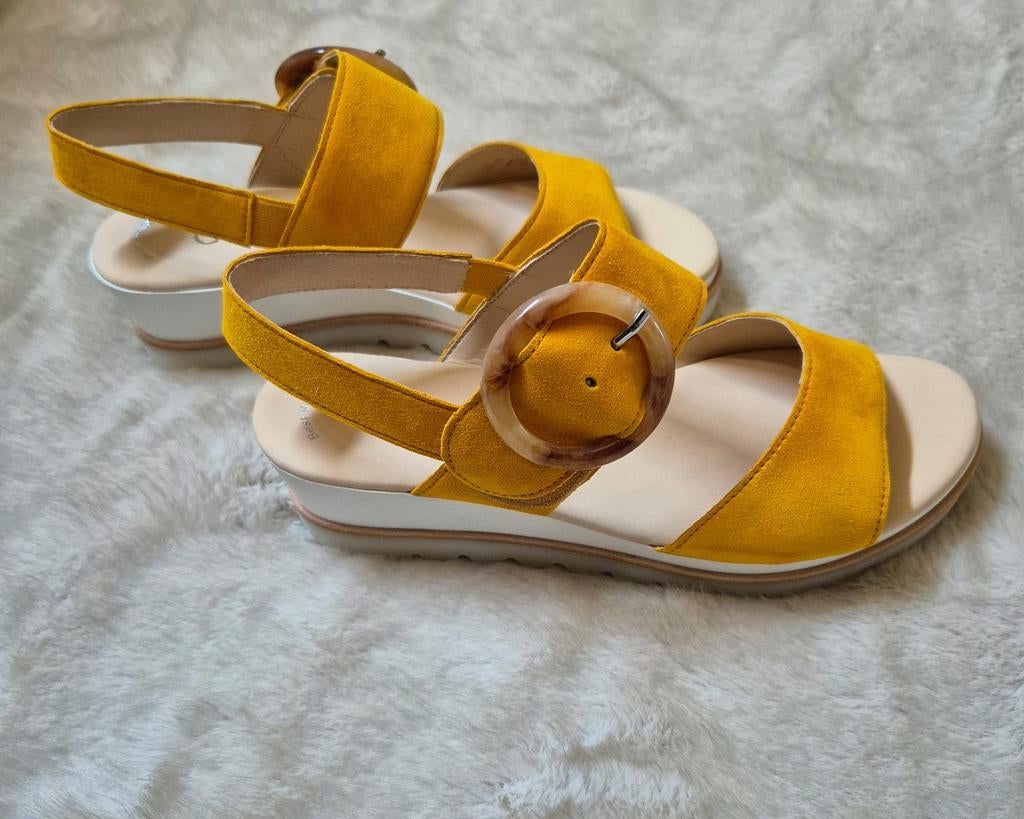 Sandalen van Gabor, Ophalen of Verzenden, Nieuw, Geel, Sandalen of Muiltjes