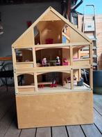 Poppenhuis hout groot, Ophalen, Gebruikt, Poppenhuis