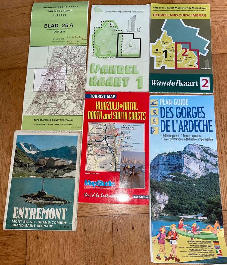 Topografische kaarten, Boeken, Atlassen en Landkaarten, Zo goed als nieuw, Landkaart, Nederland, 1800 tot 2000, Ophalen of Verzenden