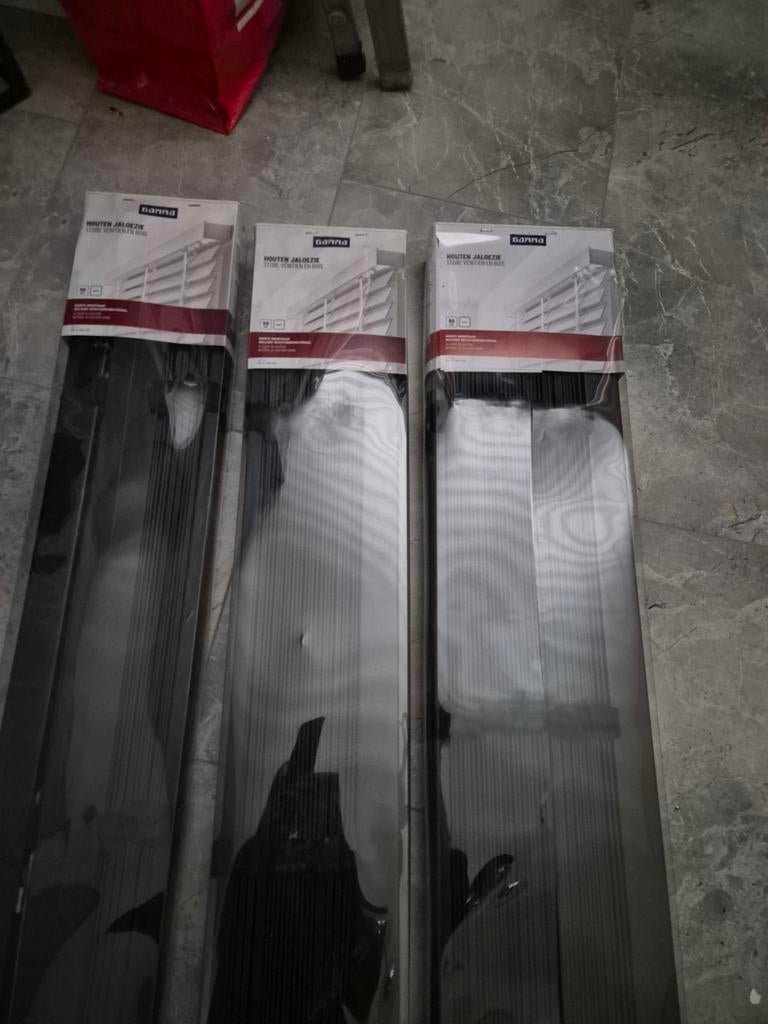 Houte jaloezien 2x80x130 en 1x 100x180, Auto-onderdelen, Ophalen of Verzenden, Nieuw