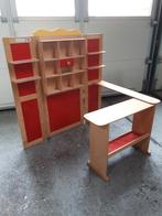 houten winkeltje/poppenkast, Kinderen en Baby's, Speelgoed | Houten speelgoed, Ophalen, Gebruikt, Overige typen