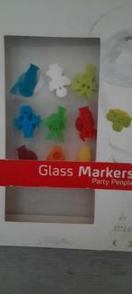 Vacu Vin Glas Markers Party People - 12 stuks, Ophalen of Verzenden