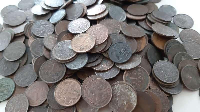 lot 25 stuks centen 1878-1944