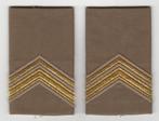 set rangen epauletten Sergeant 1e kl (A15), Ophalen of Verzenden, Landmacht, Nederland, Embleem of Badge