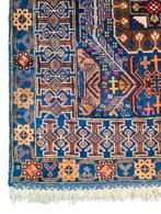 Handgeknoopt Perzisch wol Beloutch tapijt blue 104x221cm, Crème, 100 tot 150 cm, Perzisch, Oosters, Klassiek, Onbekend