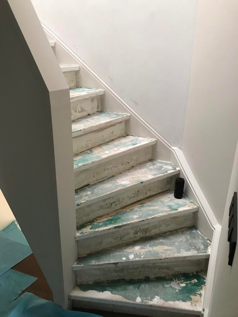 Trap renovatie, Doe-het-zelf en Verbouw, Ladders en Trappen, Ophalen of Verzenden, Zo goed als nieuw, 2 tot 4 meter