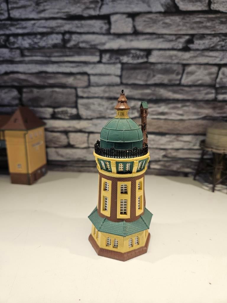 Toren watertoren Bielefeld spoor modeltrein 1:160, Overige merken, Gebruikt, Gelijkstroom of Wisselstroom, Brug, Tunnel of Gebouw