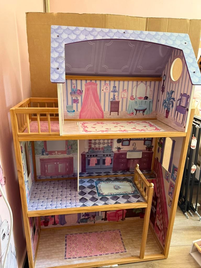 Kidkraft poppenhuis, Ophalen, Gebruikt, Poppenhuis