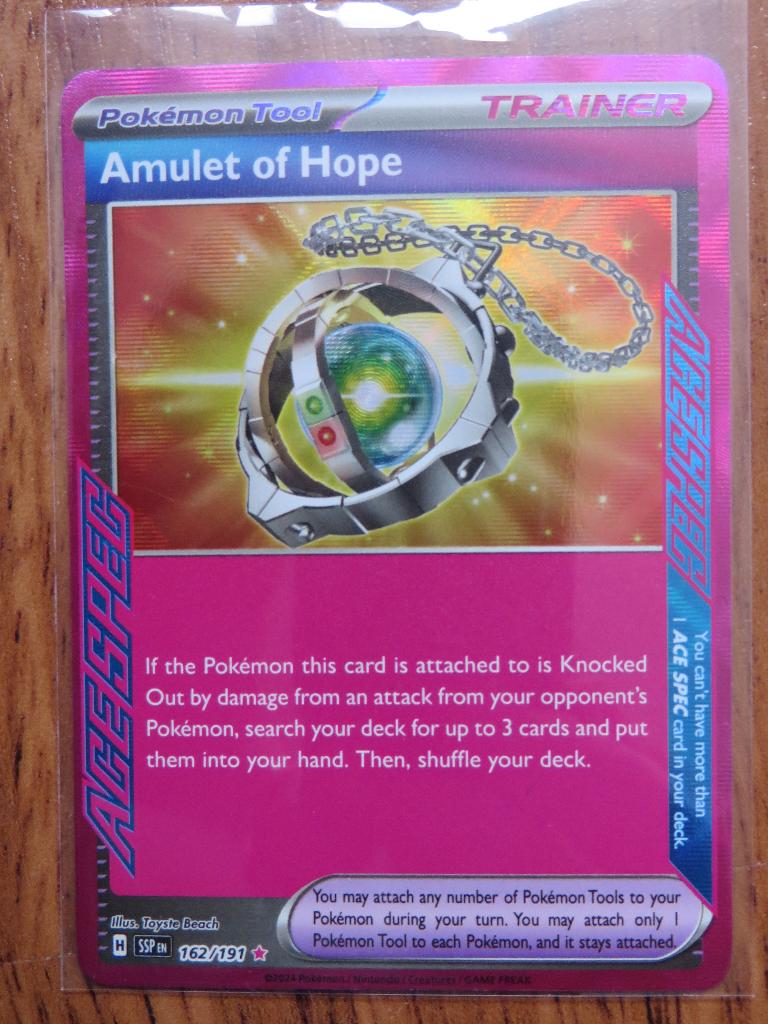 Amulet of Hope 162/191 (Pd3), Ophalen of Verzenden, Zo goed als nieuw, Losse kaart