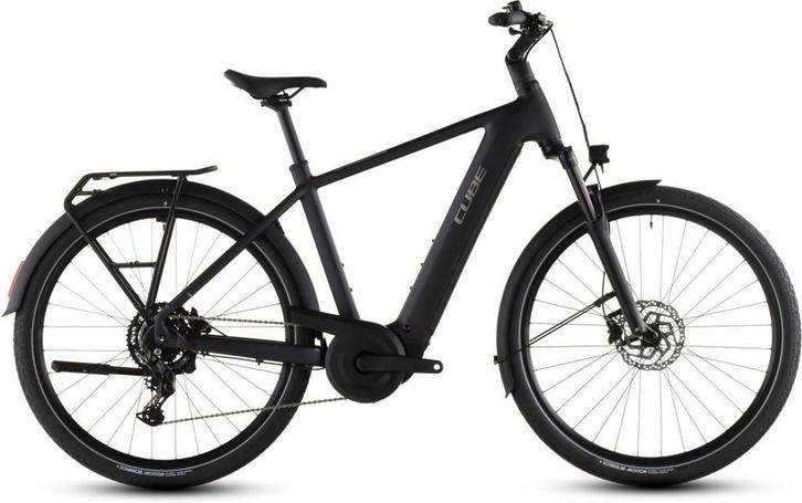 CUBE Touring Hybrid One 600 Coal/Chrome Heren COAL/CHROME 54, Fietsen en Brommers, Elektrische fietsen, Nieuw, Cube, 51 tot 55 cm